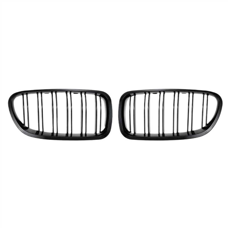 NIONGYN Auto Kühlergrill Kompatibel Mit 5er F10 F11 520d 530d 540i 528i 535i Für M5 2010 2011 2012 2013 2014 2015 2016 2017 Auto Front Wide Nierengrill(Gloss Black) von NIONGYN