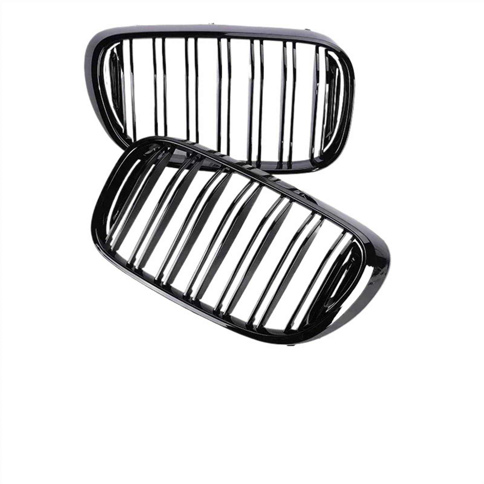 NIONGYN Auto Kühlergrill Kompatibel Mit 7er G11 G12 2015 2016 2017 2018 2019 Auto Untere Ansaugung Frontstoßstange Nieren-Refting-Grill Renngitter Teile(Dual Gloss Black) von NIONGYN