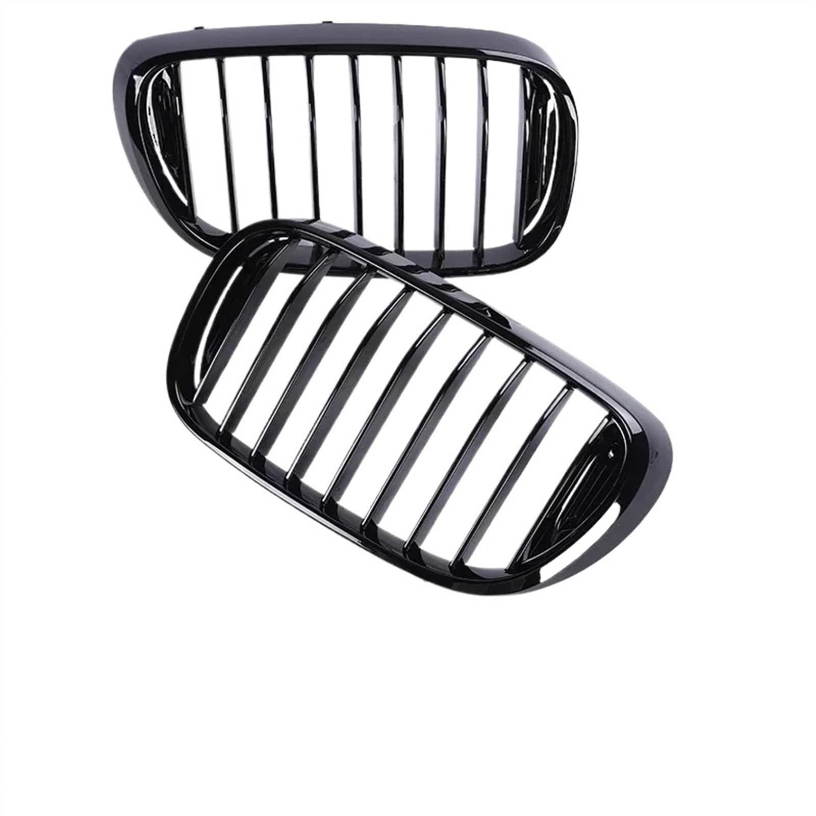 NIONGYN Auto Kühlergrill Kompatibel Mit 7er G11 G12 2015 2016 2017 2018 2019 Auto Untere Ansaugung Frontstoßstange Nieren-Refting-Grill Renngitter Teile(Single Gloss Black) von NIONGYN