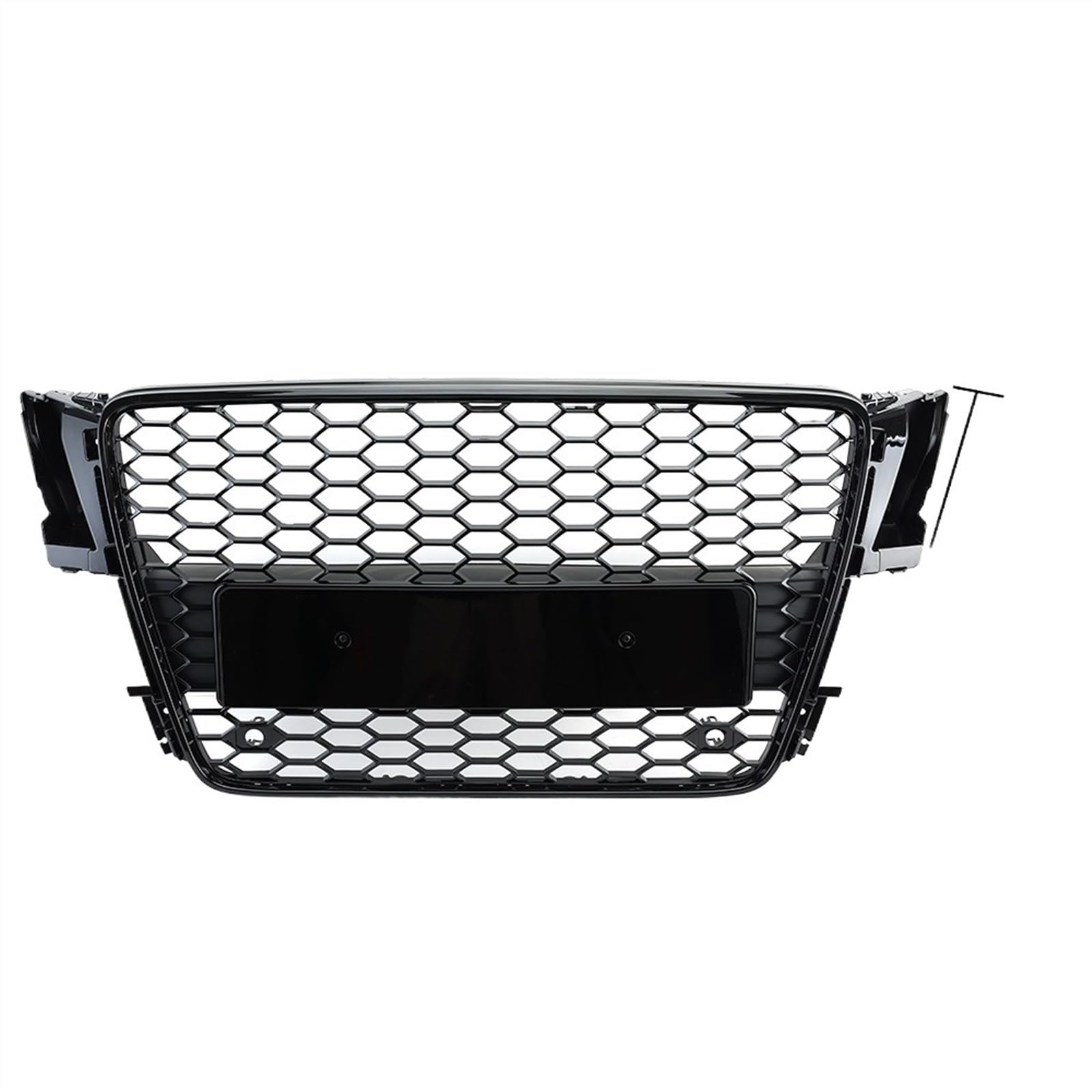 NIONGYN Auto Kühlergrill Kompatibel Mit A5 EU 2008 2009 2010 2011 2012 Frontstoßstangengrill Waben-Styling-Mesh Auto-Frontkühlergrill Ersatz von NIONGYN