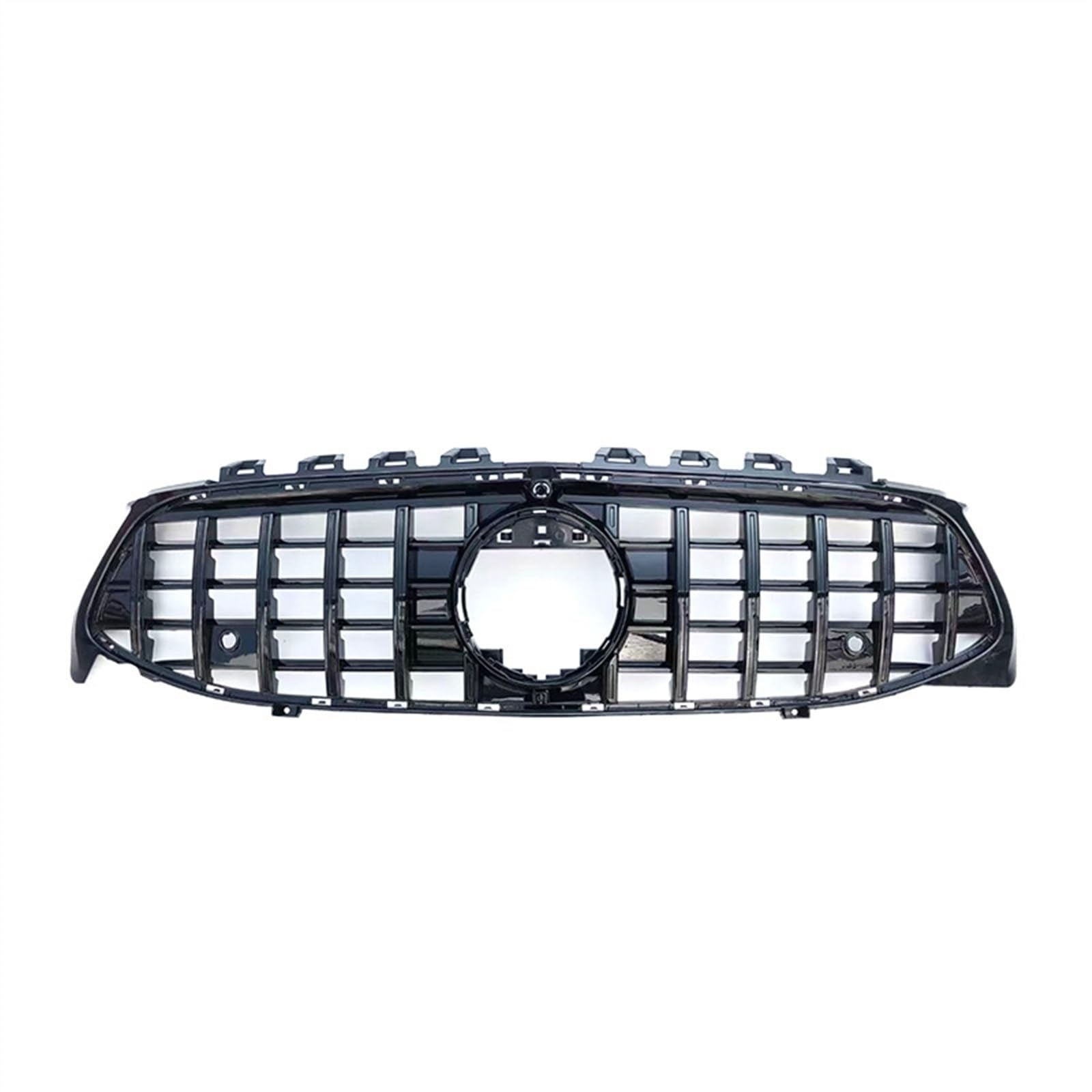 NIONGYN Auto Kühlergrill Kompatibel Mit Benz Für CLA Klasse X117 C117 CLA250 CLA200 2013 2014 2015 2016 2017 2018 2019 2020 2021 2022 2023 2024 Auto Front Haube Kühlergrill(Black,2020-2024) von NIONGYN