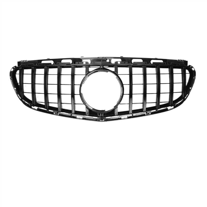 NIONGYN Auto Kühlergrill Kompatibel Mit Benz Für E-Klasse W212 E200 E260 E300 E350 E4000 2009 2010 2011 2012 2013 2014 2015 Auto-Frontstoßstangen-Obergrill-Karosseriesatz(Black,2013-2015) von NIONGYN