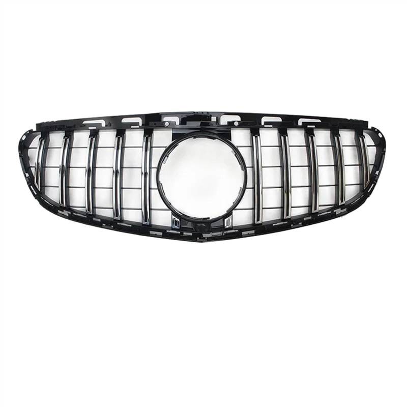 NIONGYN Auto Kühlergrill Kompatibel Mit Benz Für E-Klasse W212 E200 E260 E300 E350 E4000 2009 2010 2011 2012 2013 2014 2015 Auto-Frontstoßstangen-Obergrill-Karosseriesatz(Silver,2013-2015) von NIONGYN