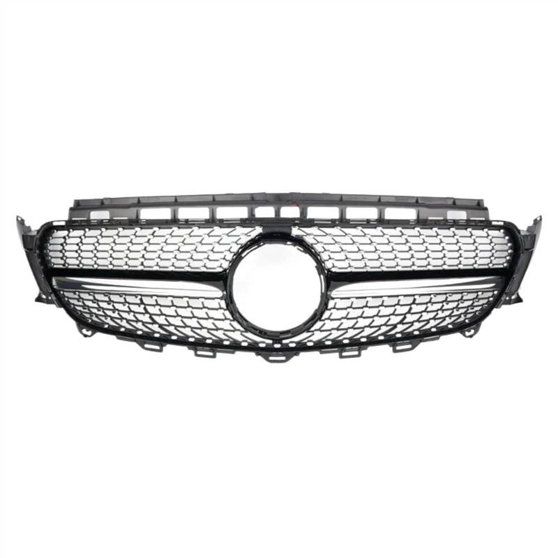 NIONGYN Auto Kühlergrill Kompatibel Mit Benz Für E-Klasse W213 C238 E180 E200 E220 E300 E350 E400 E450 2016 2017 2018 2019 Auto-Frontkühlergrill Ersatz(Black) von NIONGYN