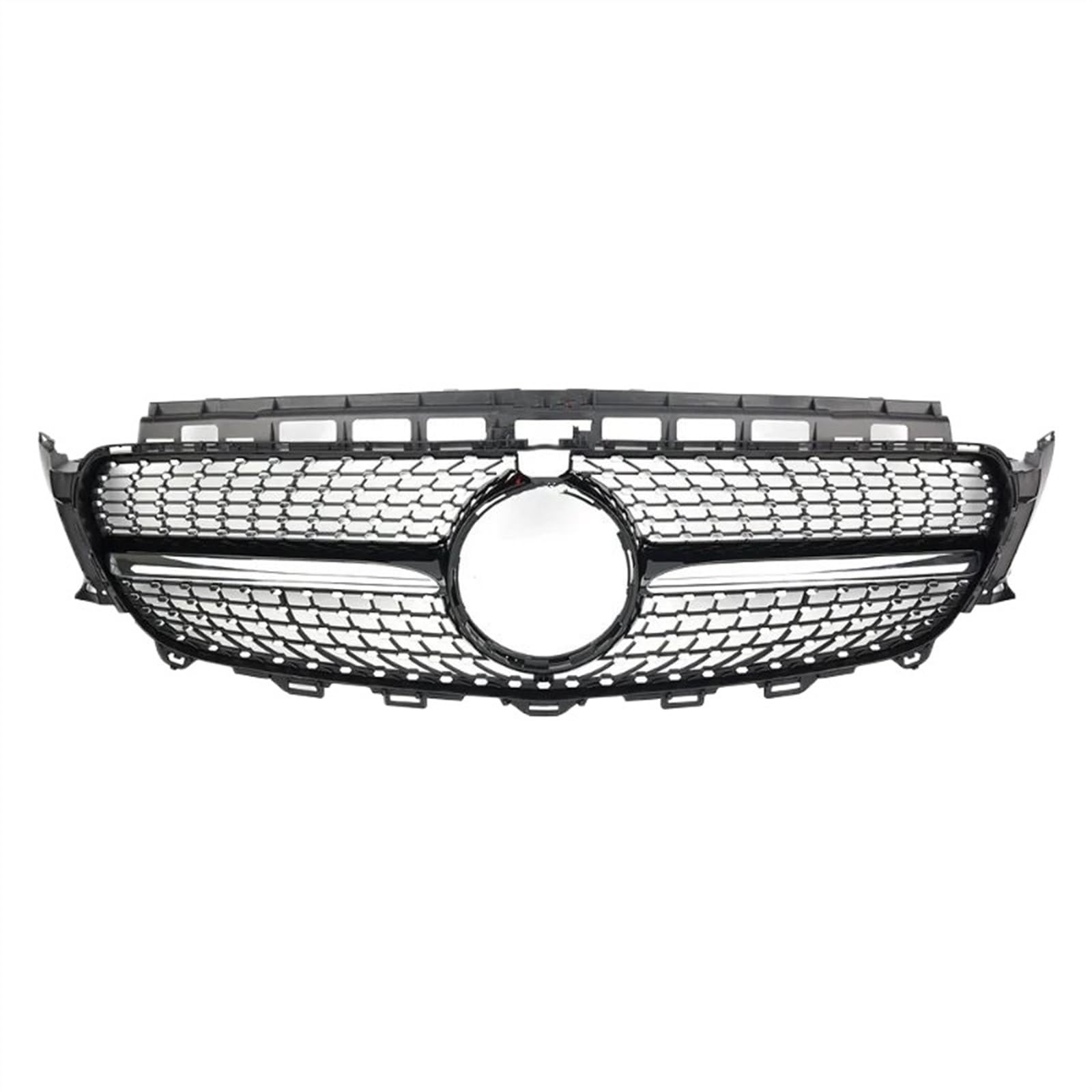 NIONGYN Auto Kühlergrill Kompatibel Mit Benz Für E-Klasse W213 C238 E180 E200 E220 E300 E350 E400 E450 2016 2017 2018 2019 Auto-Frontkühlergrill Ersatz(Black W360) von NIONGYN