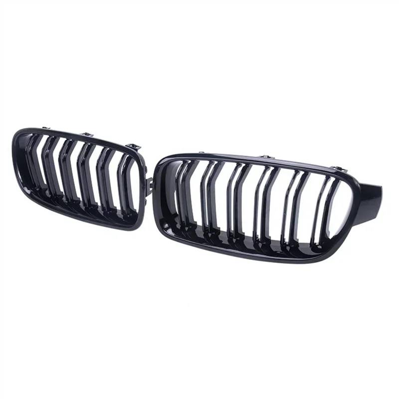 NIONGYN Auto Kühlergrill Kompatibel Mit F30 F31 F35 320i 325i 328i 2012 2013 2014 2015 2016 2017 2018 Auto Front Nierengrill Dual Lamellengrill Racing Grills von NIONGYN