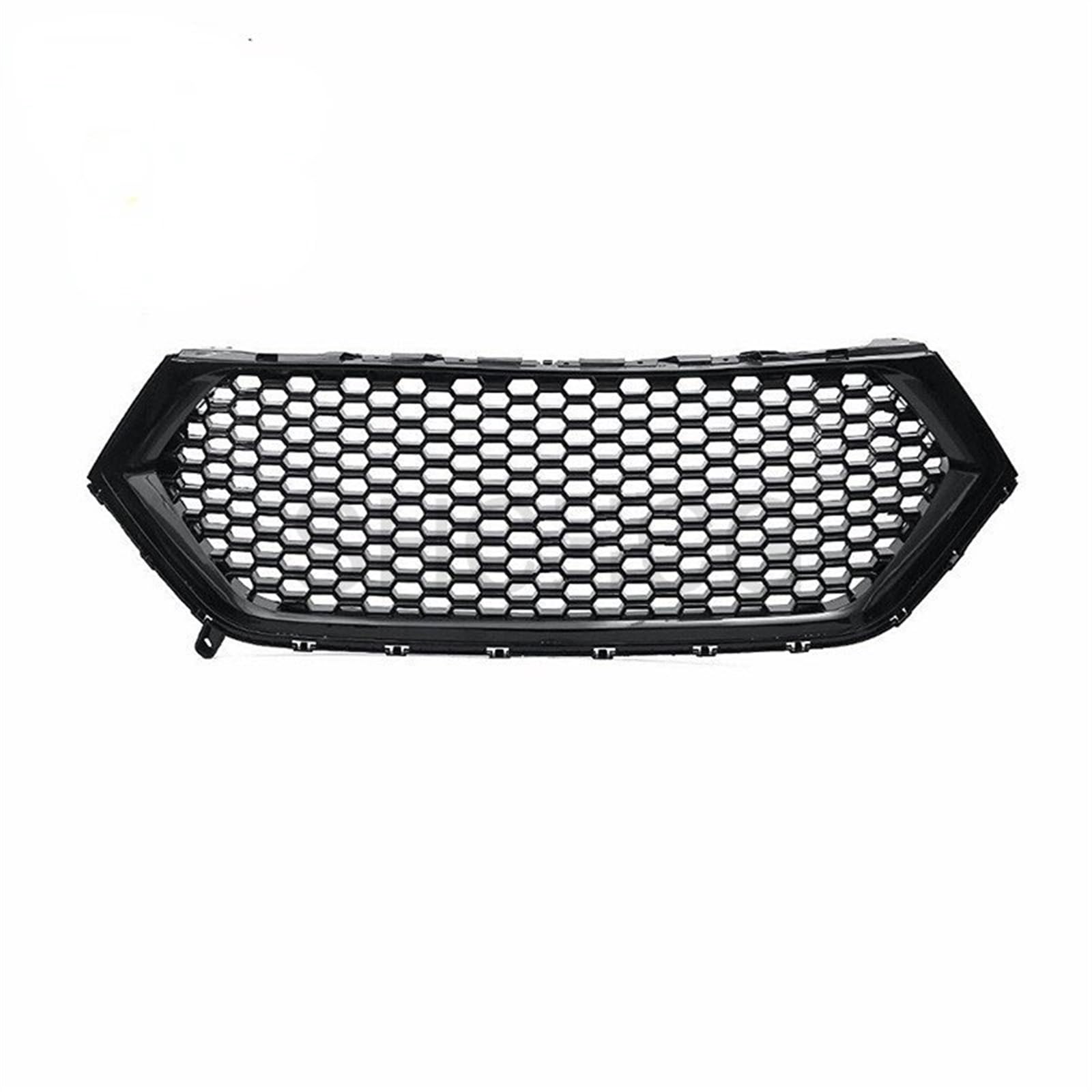 NIONGYN Auto Kühlergrill Kompatibel Mit Ford Für Edge 2015 2016 2017 2018 Front Middle Racing Grille Gloss Black Honeycomb Grills Mesh Style Frontstoßstangengrill von NIONGYN