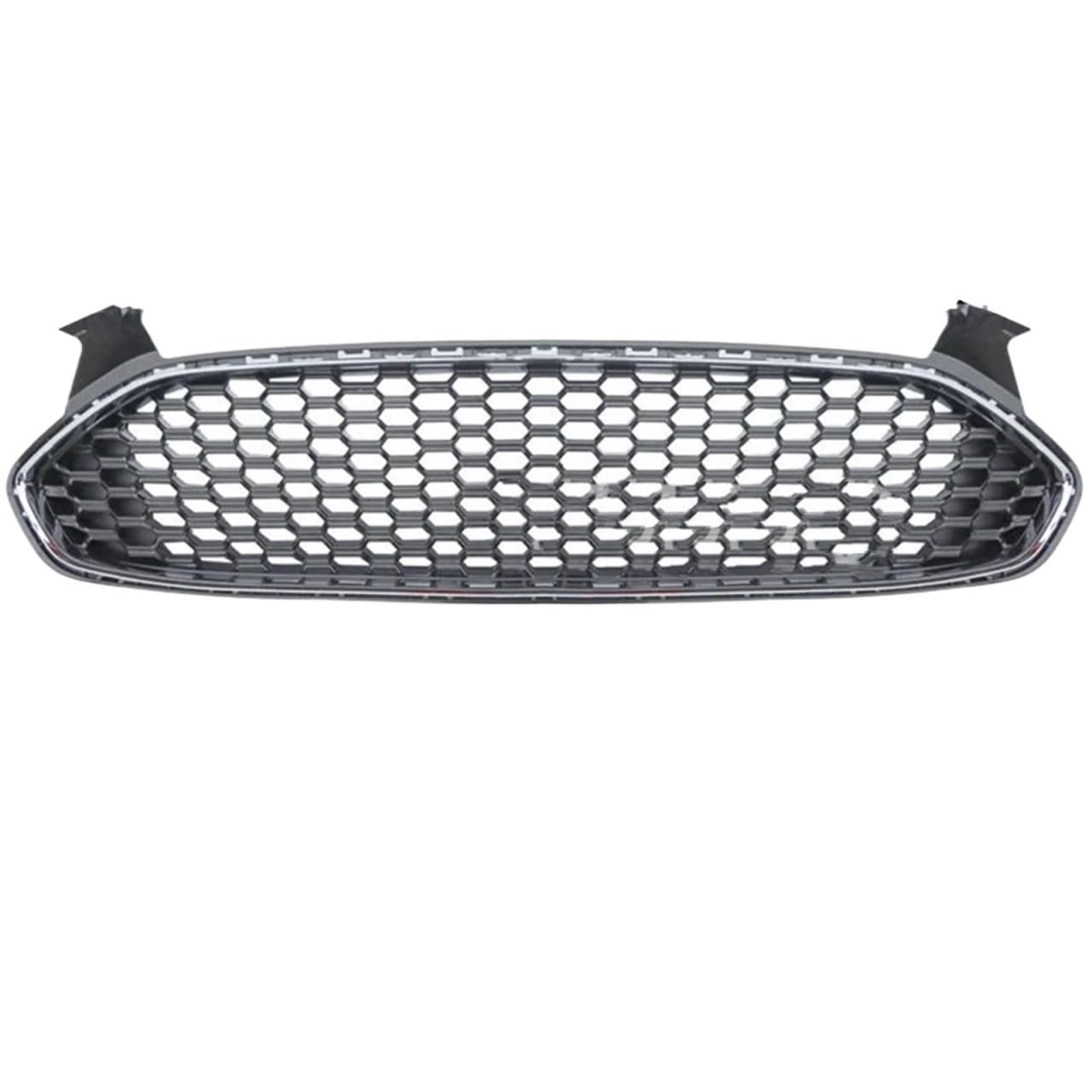 NIONGYN Auto Kühlergrill Kompatibel Mit Ford Für Mondeo 2013 2014 2015 2016, Auto-Netzgrill, Frontstoßstangengrill, Auto-Frontkühlergrill, Ersatzzubehör(Silver) von NIONGYN