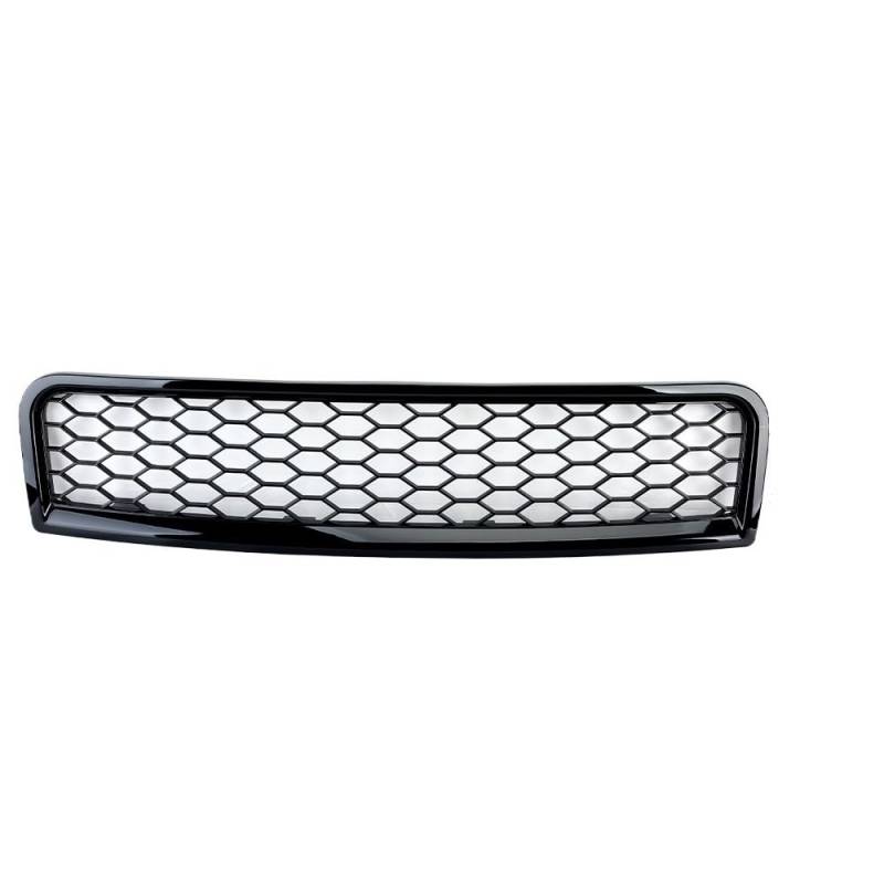 NIONGYN Auto Kühlergrill Kompatibel Mit Für A4 B6 2001 2002 2003 2004 2005 2006 Auto Vorne Oben Mitte Waben Stoßfänger Mesh Grille Front Kühlergrill von NIONGYN