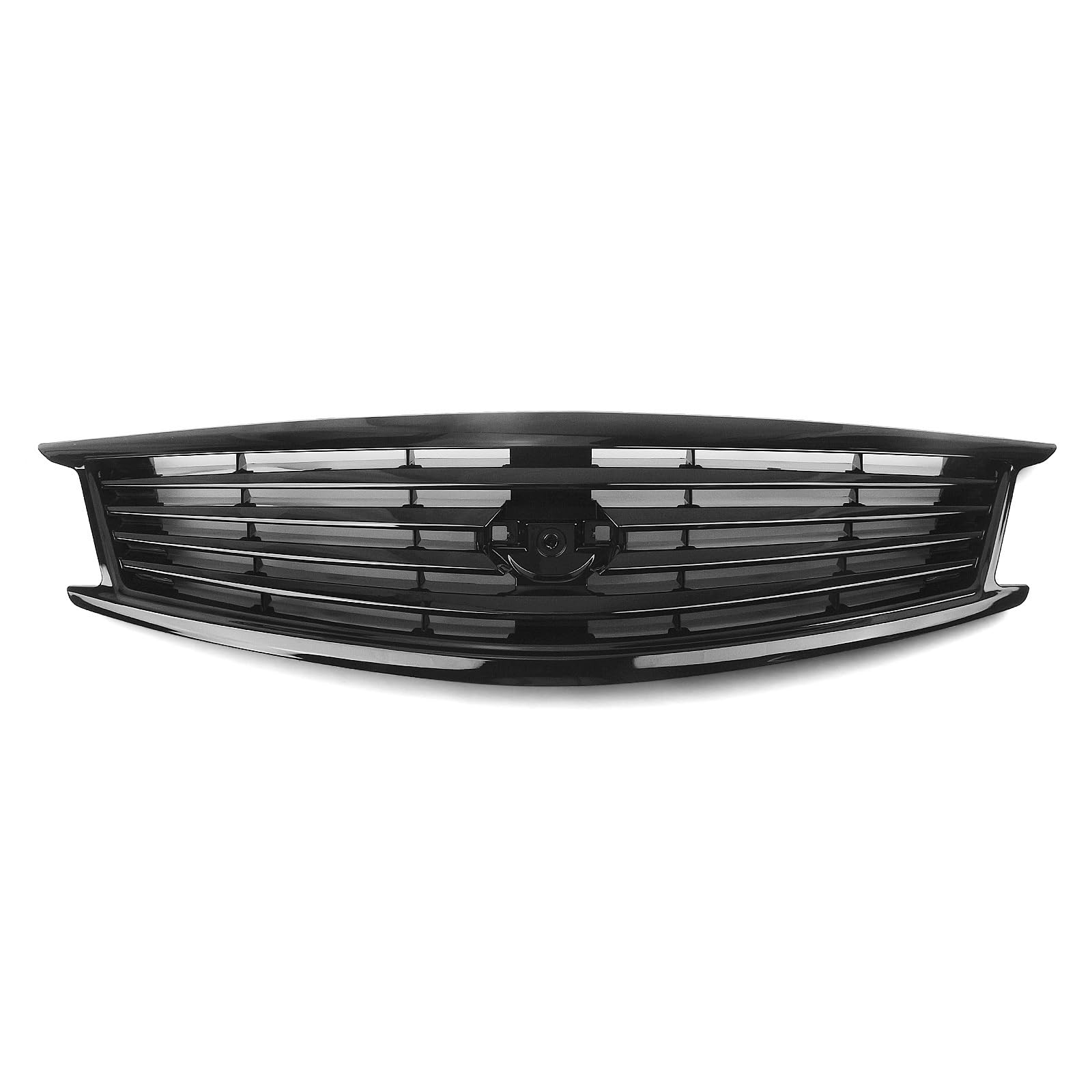 NIONGYN Auto Kühlergrill Kompatibel Mit Infiniti Für G25 G37 Q40 4-Türer 2010 2011 2012 2013 Frontgrill Obere Stoßstangenhaube Mesh Auto Frontkühlergrill Racing Grill(Glossy Black) von NIONGYN