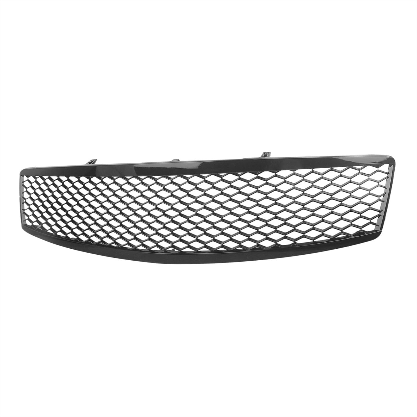 NIONGYN Auto Kühlergrill Kompatibel Mit Infiniti Für G35 G37 2007 2008 2009 Frontgrill Mattschwarz Auto Obere Stoßstangenhaube Abdeckung Mesh Grid Racing Grills Zubehör(Glossy Black) von NIONGYN