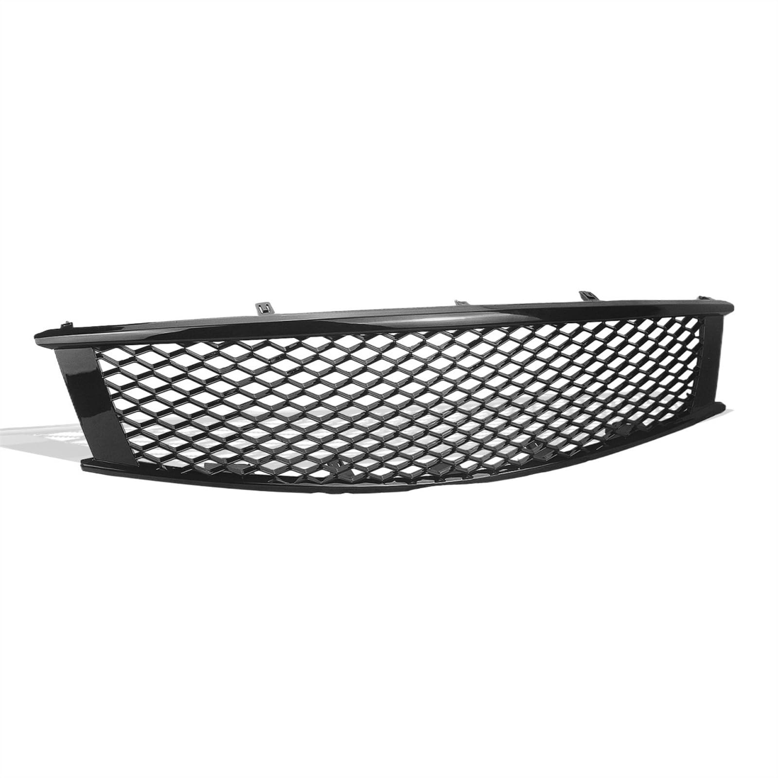 NIONGYN Auto Kühlergrill Kompatibel Mit Infiniti Für G37 Base Coupe Cabrio X Sport 2009 2010 2011 2012 2013 2014 2015. Auto-Frontgrill, Obere Stoßstangenhaube, Netzgitter(Glossy Black) von NIONGYN