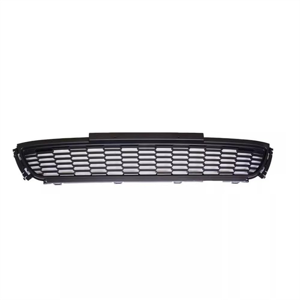 NIONGYN Auto Kühlergrill Kompatibel Mit VW Für Polo 2011 2012 2013 Auto Front Center Stoßstangengrill Rennkühlergrill Abdeckung Dekorativer Heller Streifen Ersatz(Black) von NIONGYN