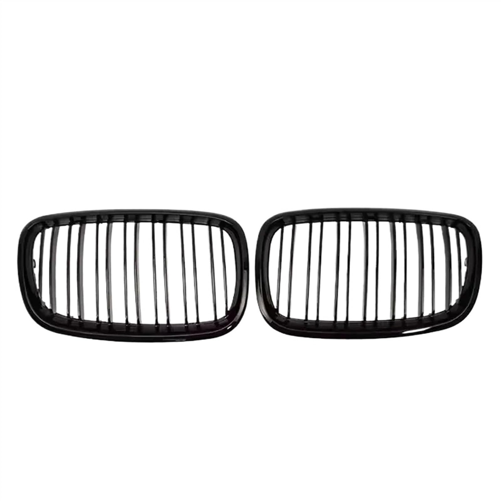 NIONGYN Auto Kühlergrill Kompatibel Mit X5 E70 X6 E71 2007 2008 2009 2010 2011 2012 2013 2014 Auto Vorne Doppel-Niere Stoßfänger Kühlergrill Auto Vorne Kühlergrill(Glossy Black) von NIONGYN