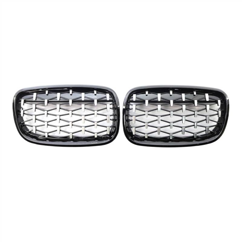 NIONGYN Auto Kühlergrill Kompatibel Mit X5 E70 X6 E71 2007 2008 2009 2010 2011 2012 2013 Auto-Frontgrill OEM: 51137157687 51137157688 51137185223 51137185224 von NIONGYN