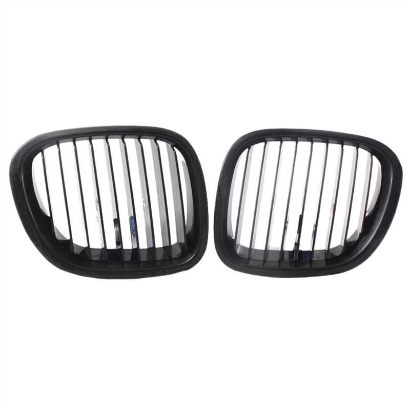 NIONGYN Auto Kühlergrill Kompatibel Mit Z3 1996 1997 1998 1999 2000 2001 2002 Front Niere Grille Schwarz Links Rechts Seite Grille OEM:51138412950 51138412949(. Matte Black) von NIONGYN