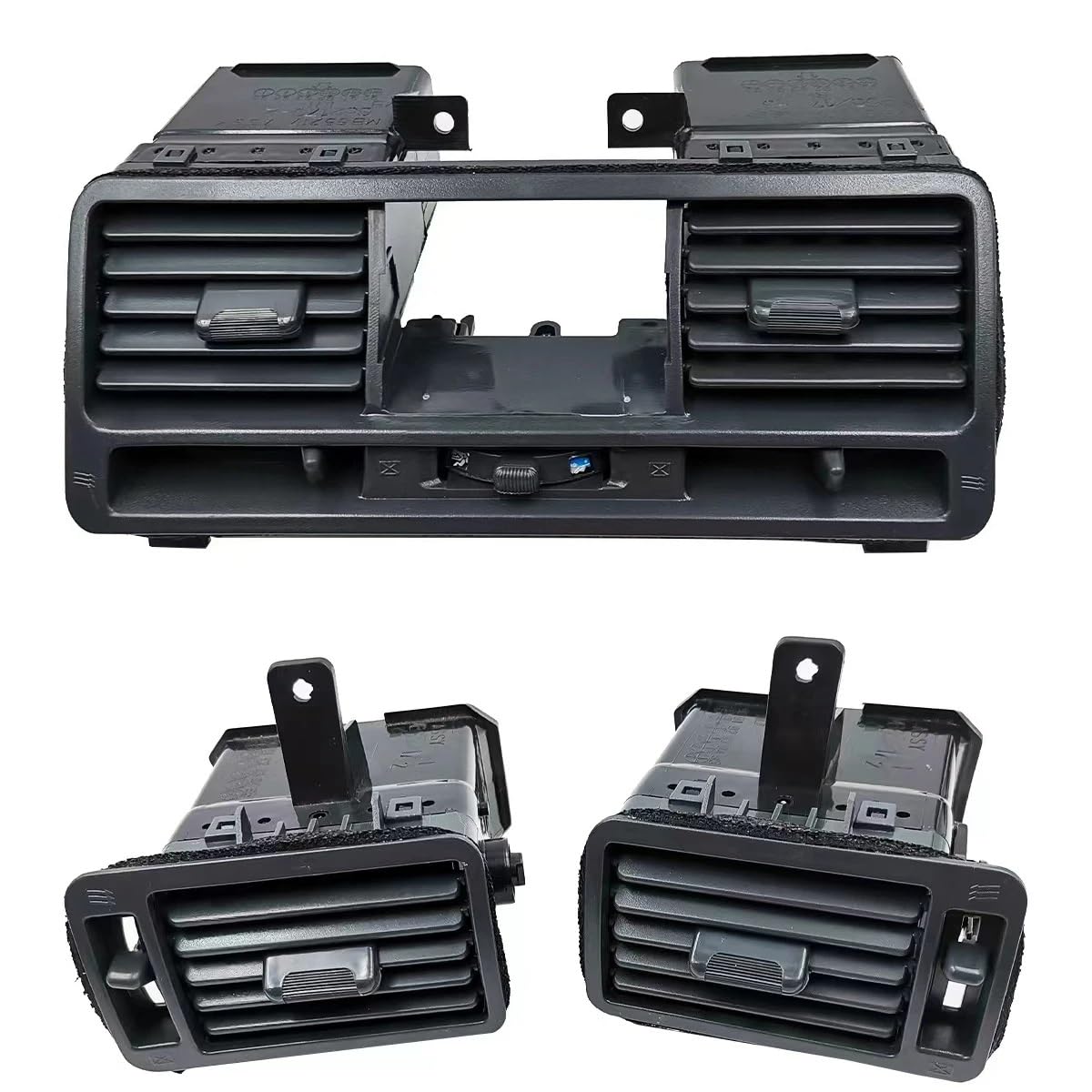 NIONGYN Auto Lüftungsdüsengitter Kompatibel Mit Mitsubishi Für Pajero Für Montero V31 V32 V33 1990-2004 MR308038 Klimaanlage Entlüftungsgitter Montage Autozubehör(Set 3pcs) von NIONGYN