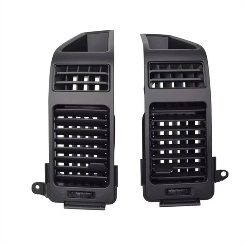 NIONGYN Auto Lüftungsdüsengitter Kompatibel Mit Nissan Für Armada Für Titan 2004 2005 2006 Auto-Klimaanlagenauslass-Armaturenbrett-Gitterbaugruppe Autozubehör(Black A Pair) von NIONGYN