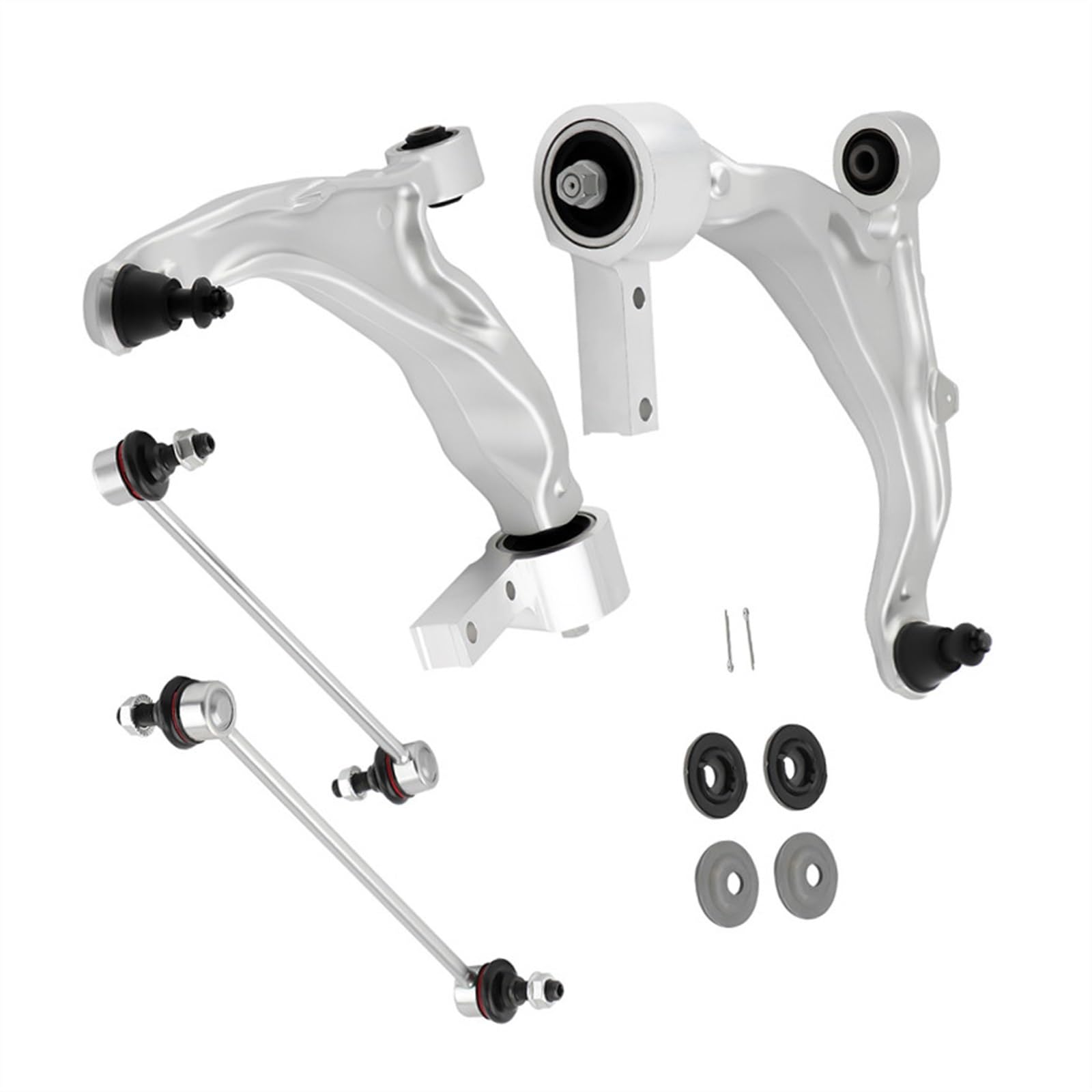 NIONGYN Auto Querlenker Kompatibel Mit Acura Für MDX 2007 2008 2009 2010 2011 2012 2013 Für ZDX 2010 2011 2012 2013 Aufhängung Vorne Unten Querlenker Stabilisatorverbindungen Kit von NIONGYN