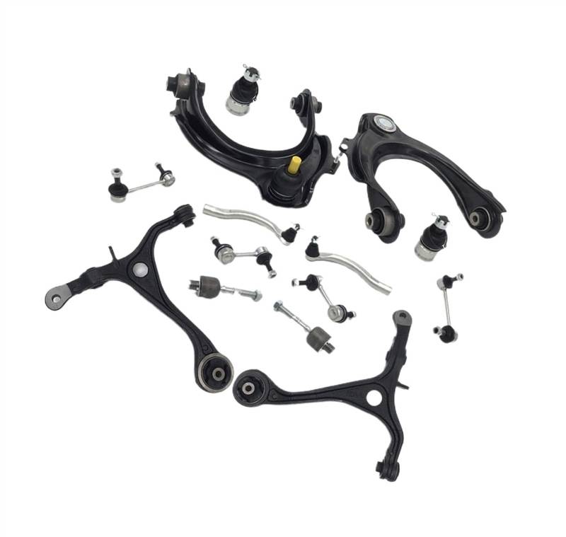 NIONGYN Auto Querlenker Kompatibel Mit Acura Für Tsx 2006 2007 2008 2004 2005 51450SDAA01 Vorderer Oberer Unterer Querlenker Spurstange Autoteile Querlenker-Aufhängungsarm-Kit von NIONGYN