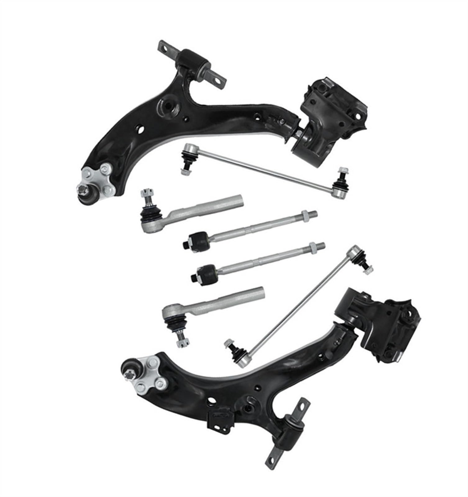 NIONGYN Auto Querlenker Kompatibel Mit CR-V 2014 2013 2012 Vorderrad-Lenkaufhängungssatz Querlenker Kugelgelenke Pendelstangen Spurstangensatz Querlenker von NIONGYN