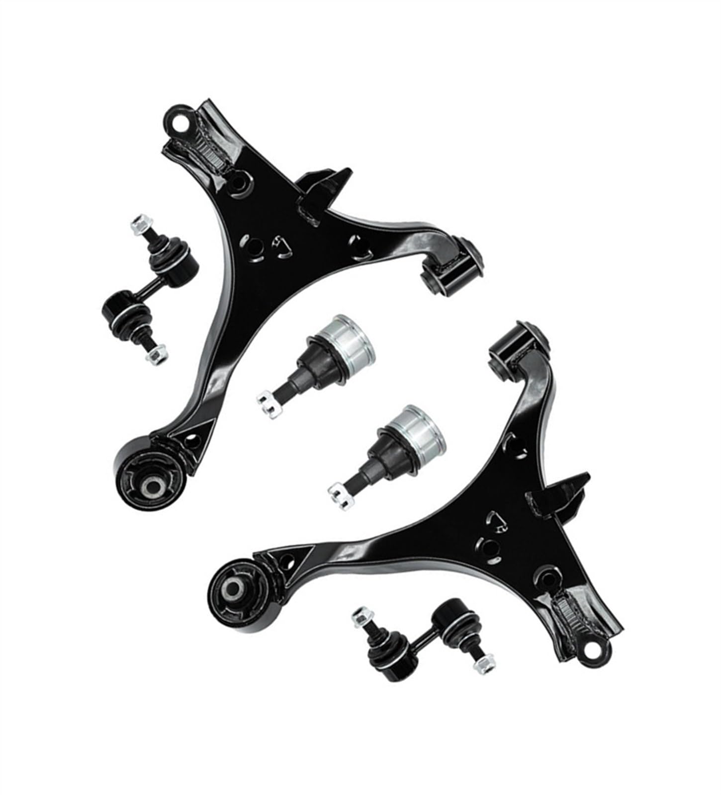 NIONGYN Auto Querlenker Kompatibel Mit Civic 2001 2002 2003 2004 2005 Vorderer Unterer Aufhängungssatz. Querlenker. Kugelgelenke. Stabilisatorverbindungen. Satz. Querlenker. von NIONGYN