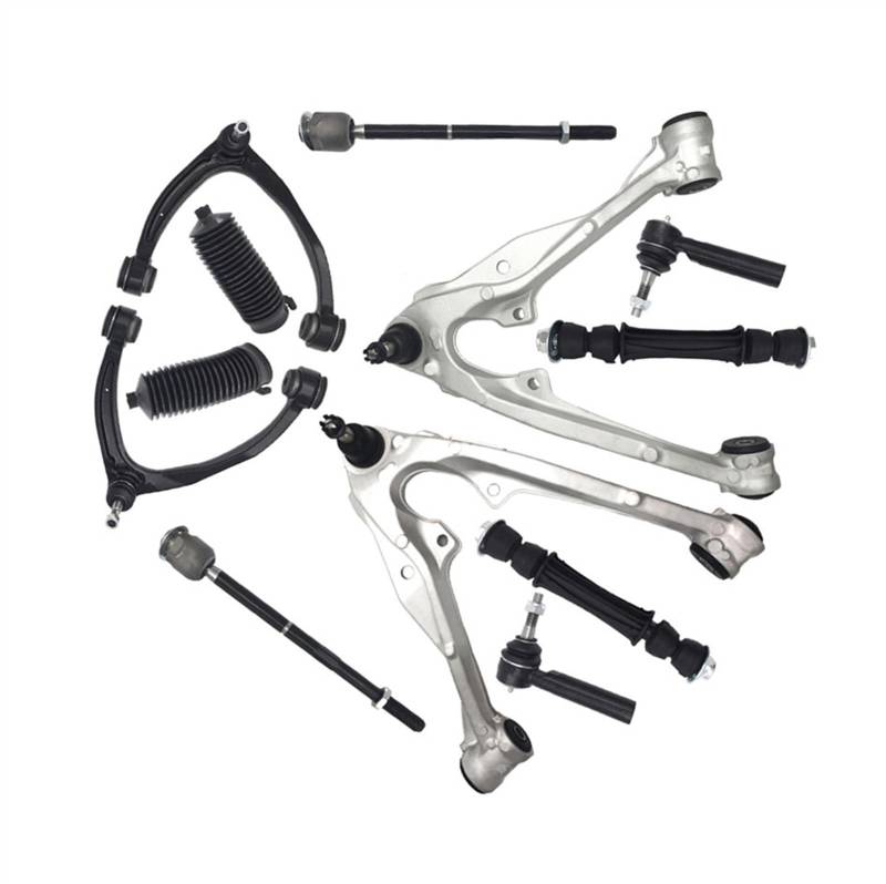 NIONGYN Auto Querlenker Kompatibel Mit GMC Für Yukon 2007–2014 Für Sierra 1500 2009 2010 2011 2012 2013, Vorderer Unterer Oberer Linker Rechter Querlenker, Wishbone-Aufhängungsarm-Kit von NIONGYN