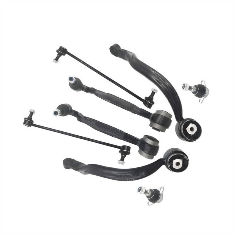 NIONGYN Auto Querlenker Kompatibel Mit Land Für Rover Für Range Für Rover 3 L322 4WD AWD 2003-2011 2012 Vorderer Oberer Unterer Querlenker Kugelgelenk Stabilisatorverbindungssätze von NIONGYN