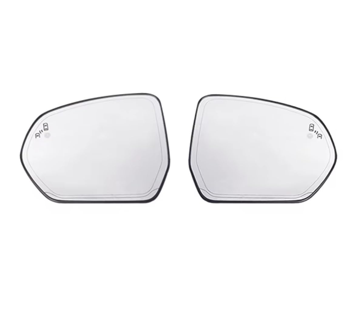 NIONGYN Kompatibel Mit Ford Für Taurus 2015 2016 2017 2018 Rückspiegel Seitenspiegel Linse Tür Rückspiegelglas Mit Heizung Seitenspiegel für Auto(A Pair) von NIONGYN