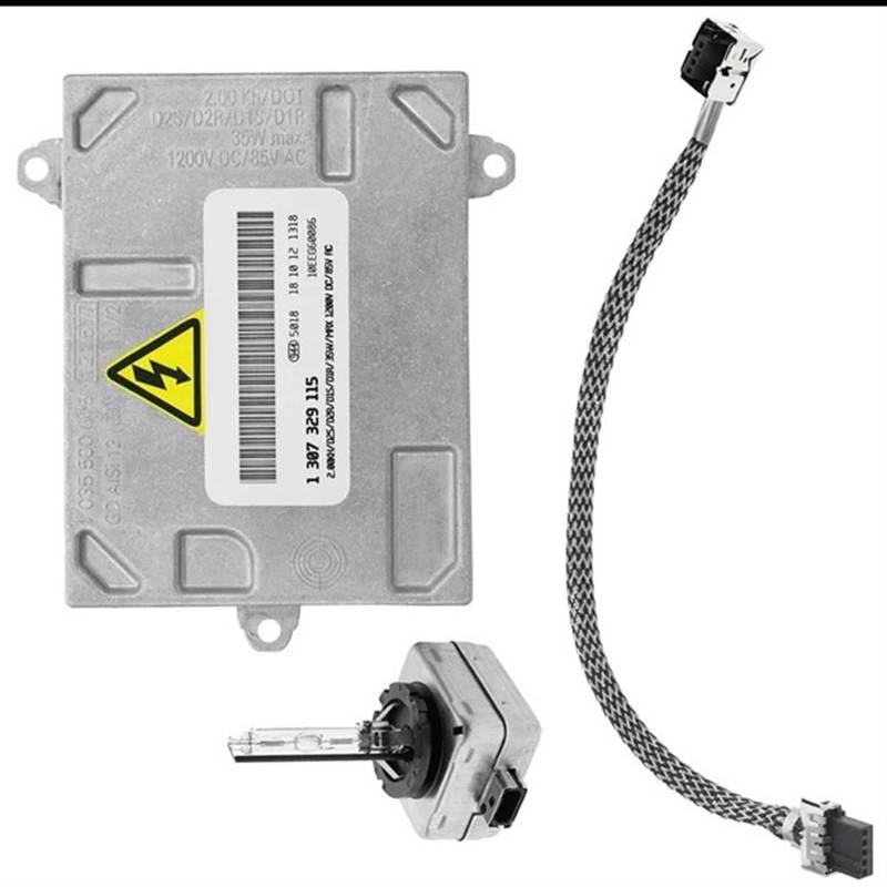 NIONGYN Scheinwerfer Steuergerät Kompatibel mit Saturn für Outlook 2007 2008 1307329115 HID-Scheinwerfer-Vorschaltgerät, Vorschaltgerät, Startermodul mit D1S-Glühbirne von NIONGYN