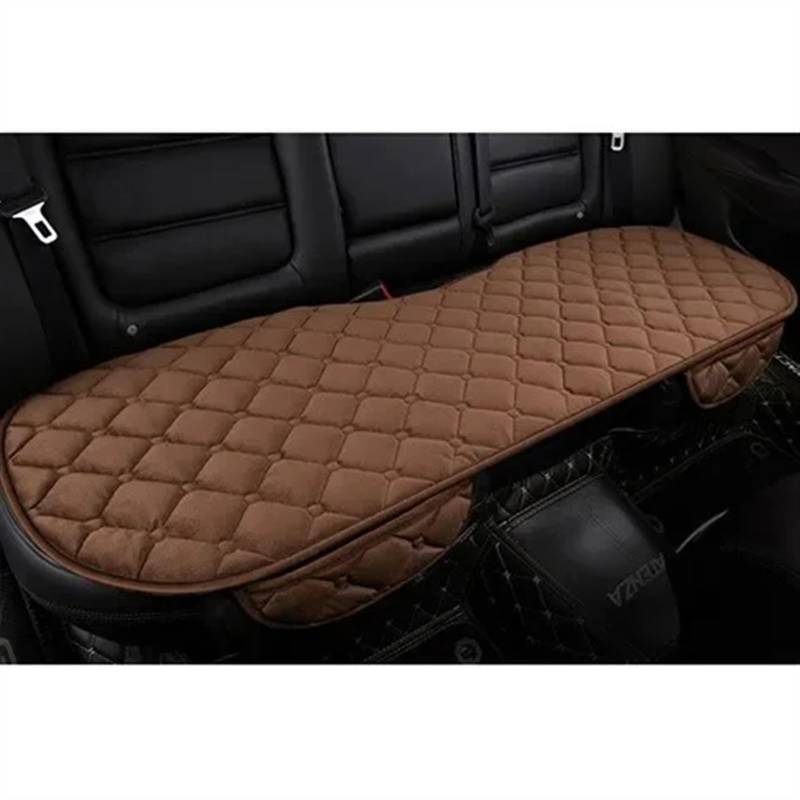 NIONGYN Set Autositzbezüge Autositzbezug Hinten, Auto-Innenraumkissen, Auto-Schutzmatte, Universell Passend Für LKW, SUV, Van, Autositz-Schutzpolster(Brown) von NIONGYN