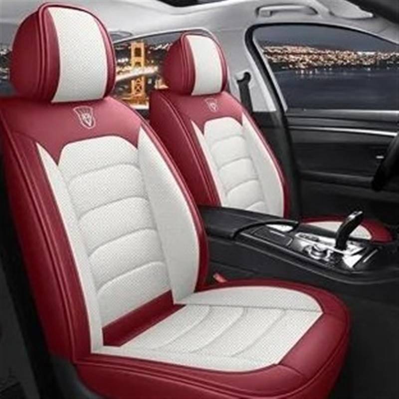 NIONGYN Set Autositzbezüge Kompatibel Mit A6 4F Für A3 Sportback 5 Sitze Komplettset Universal-Autositzbezüge Vorne Und Hinten Geteilte Sitzbankschutzbezüge(2,B) von NIONGYN