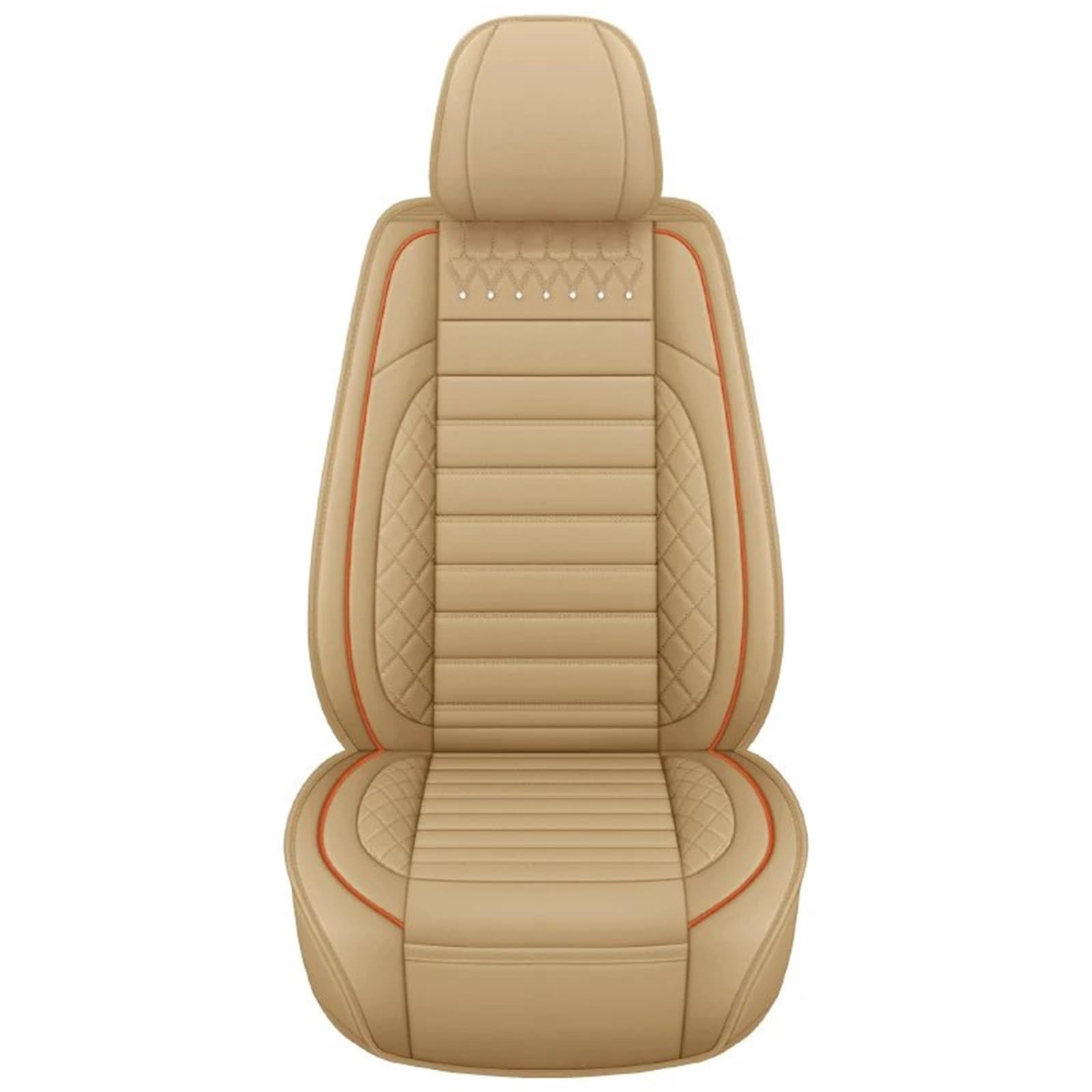 NIONGYN Set Autositzbezüge Kompatibel Mit Acura Alle Modelle. Autositzbezug, Auto-Innenraum-Schutzpolster Für Autositze(Beige,Front) von NIONGYN