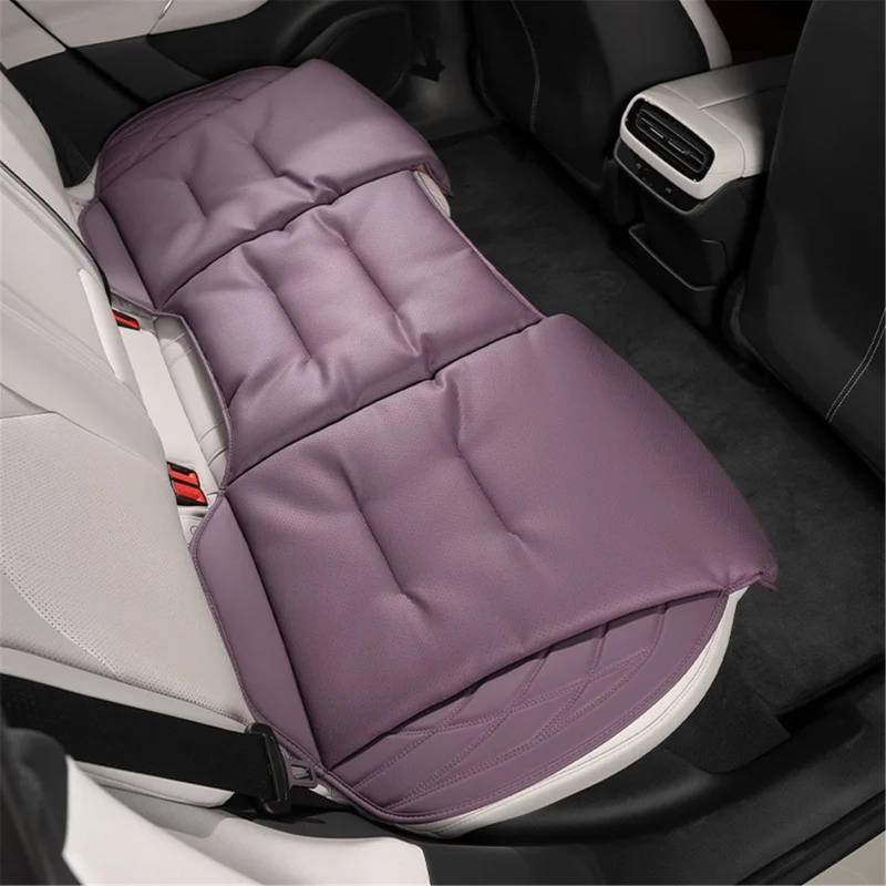 NIONGYN Set Autositzbezüge Kompatibel Mit Benz Universal-Autositzbezug, Auto-Sitzkissen, Weiches Sitzschutzpolster, Auto-Innenraum-Autositzkissen(Purple,Rear) von NIONGYN