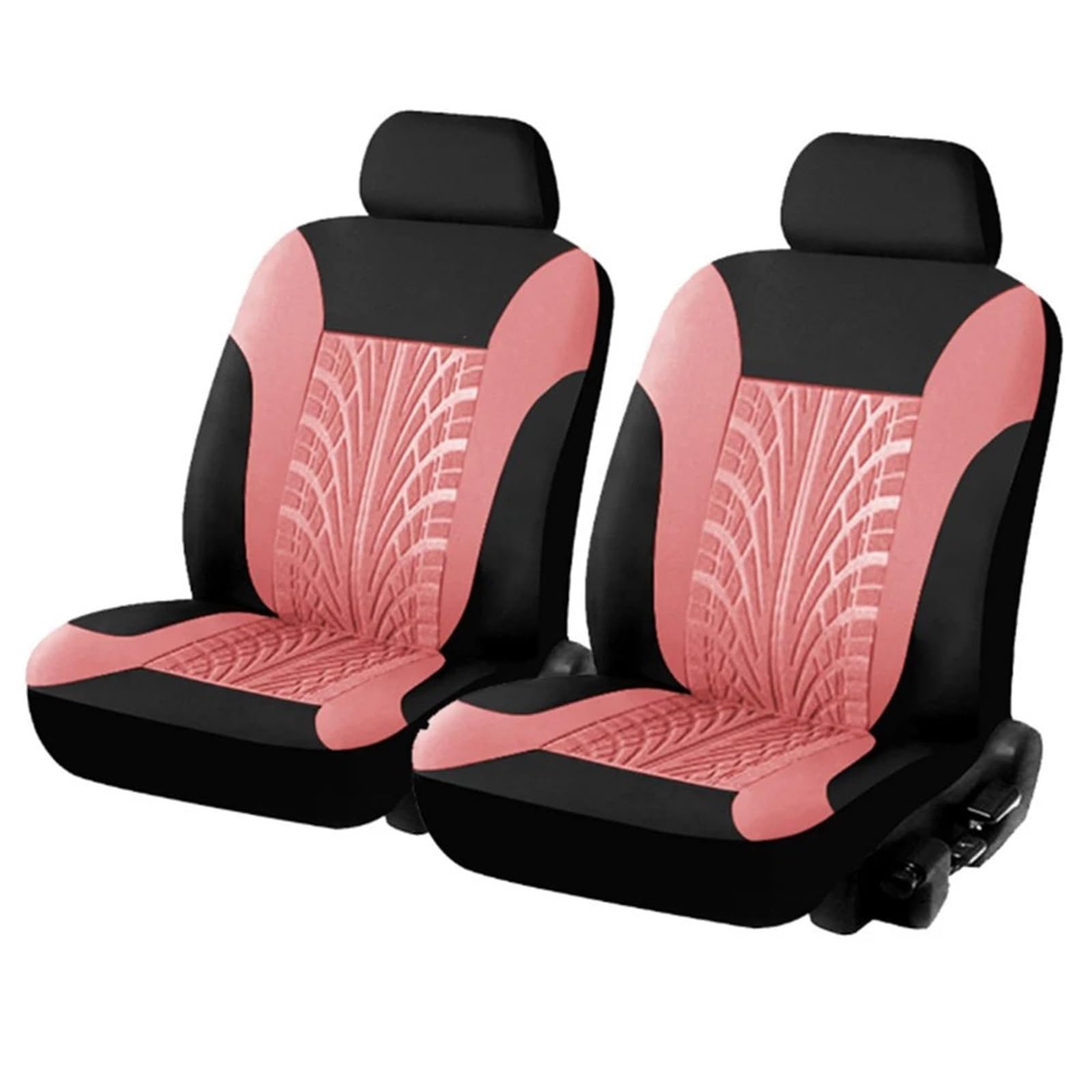 NIONGYN Set Autositzbezüge Kompatibel Mit Hyundai-Autositzbezügen, Autositz-Schutzpolster, Auto-Innenraum-Kissenschutzmatte, Autokissen(Pink,2 Front) von NIONGYN