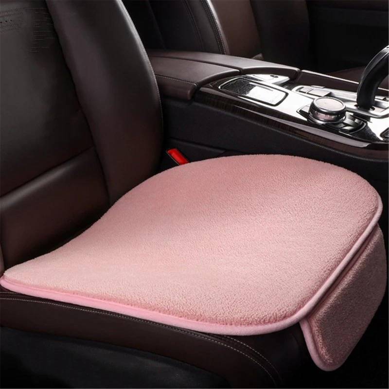 NIONGYN Set Autositzbezüge Kompatibel Mit Hyundai Für Tucson NX4 2021 2022 2023 Zubehör Auto-Vordersitzbezug Universalkissen Autositz-Schutzpolster(Pink) von NIONGYN