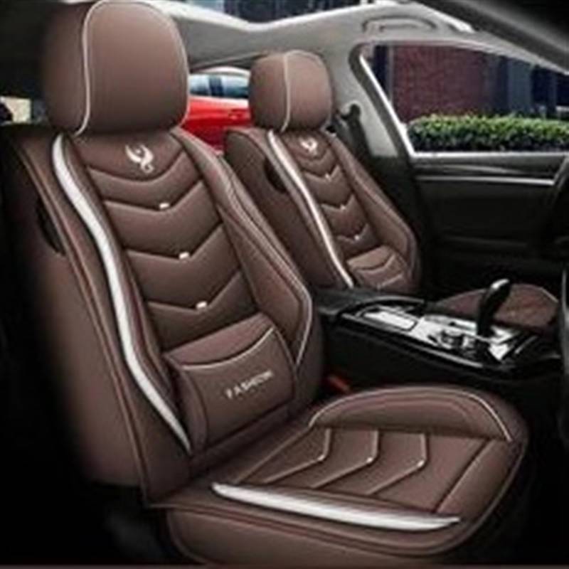 NIONGYN Set Autositzbezüge Kompatibel Mit Jeep Für Compass 2015 2016 2017 2018 2019 2020 2021 2022 2023 5 Sitze Komplettset Universal-Autositzbezüge Autositz-Kopfstützenbezüge(5,B) von NIONGYN