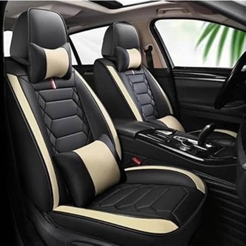 NIONGYN Set Autositzbezüge Kompatibel Mit Jeep Für Grand Für Cherokee Für WJ 2015 2016 2017 2018 2019 2020 2021 2022 2023 5 Sitze Komplettset Autositz-Innenschutzbezüge(2,color1) von NIONGYN