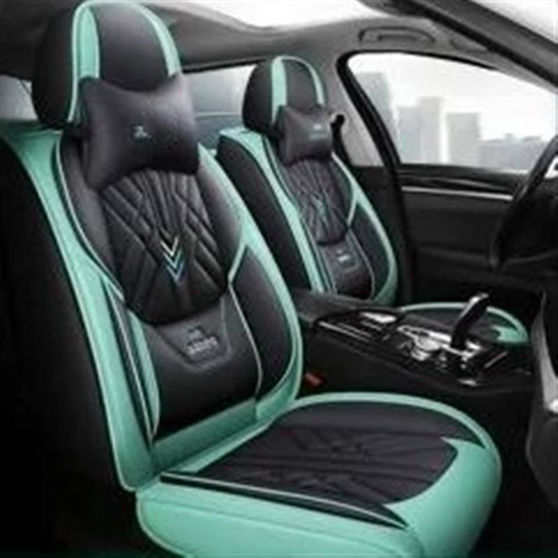 NIONGYN Set Autositzbezüge Kompatibel Mit Jeep Für Renegade 5 Sitze, Kompletter Satz Autositzbezüge Vorne Und Hinten, Geteilte Sitzbankschoner, Autositzmattenbezug Für Den Innenraum(2,color1) von NIONGYN