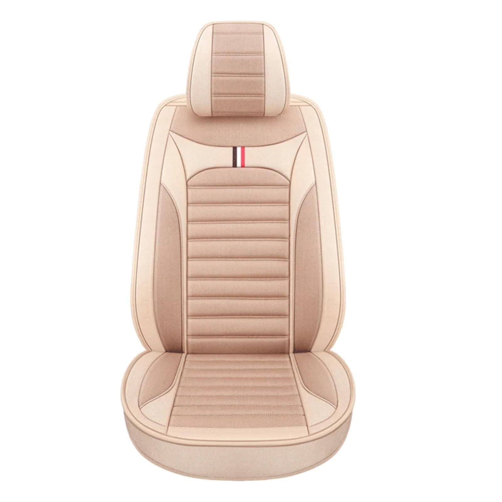 NIONGYN Set Autositzbezüge Kompatibel Mit Nissan Für Tiida Für Teana J32 Für Kicks Universal-Autositzbezüge Automobil-Innenraum-Autositz-Schutzpolster(Beige,1 Front) von NIONGYN