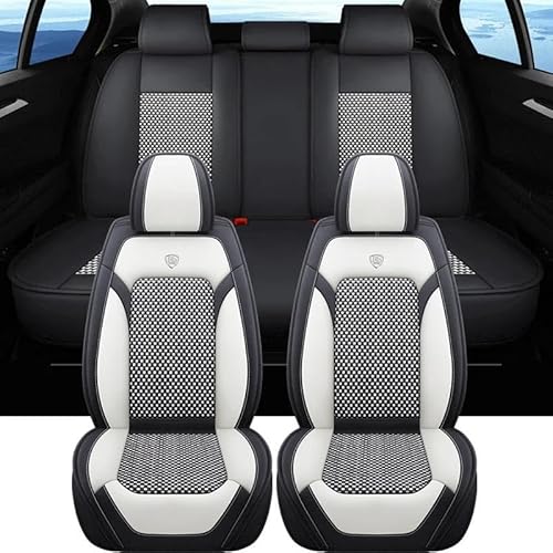 NIONGYN Set Autositzbezüge Kompatibel Mit Seat Für Ibiza 5-Sitzer, Autositzbezug, Auto-Innenbezüge, Komplettes Set, Universelle Vordersitze, Rückbank-Sitzbezug, Gepolsterte Kissen(2,B) von NIONGYN