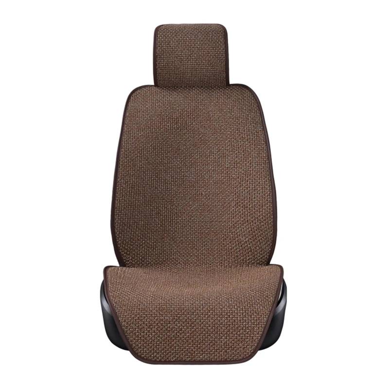 NIONGYN Set Autositzbezüge Universal Auto Sitz Abdeckung Auto Sitzkissen Sitz Pad Protector Auto Zubehör Auto Vorne/hinten Sitz Abdeckung Auto Sitz Schutz Pads(Brown,color1) von NIONGYN