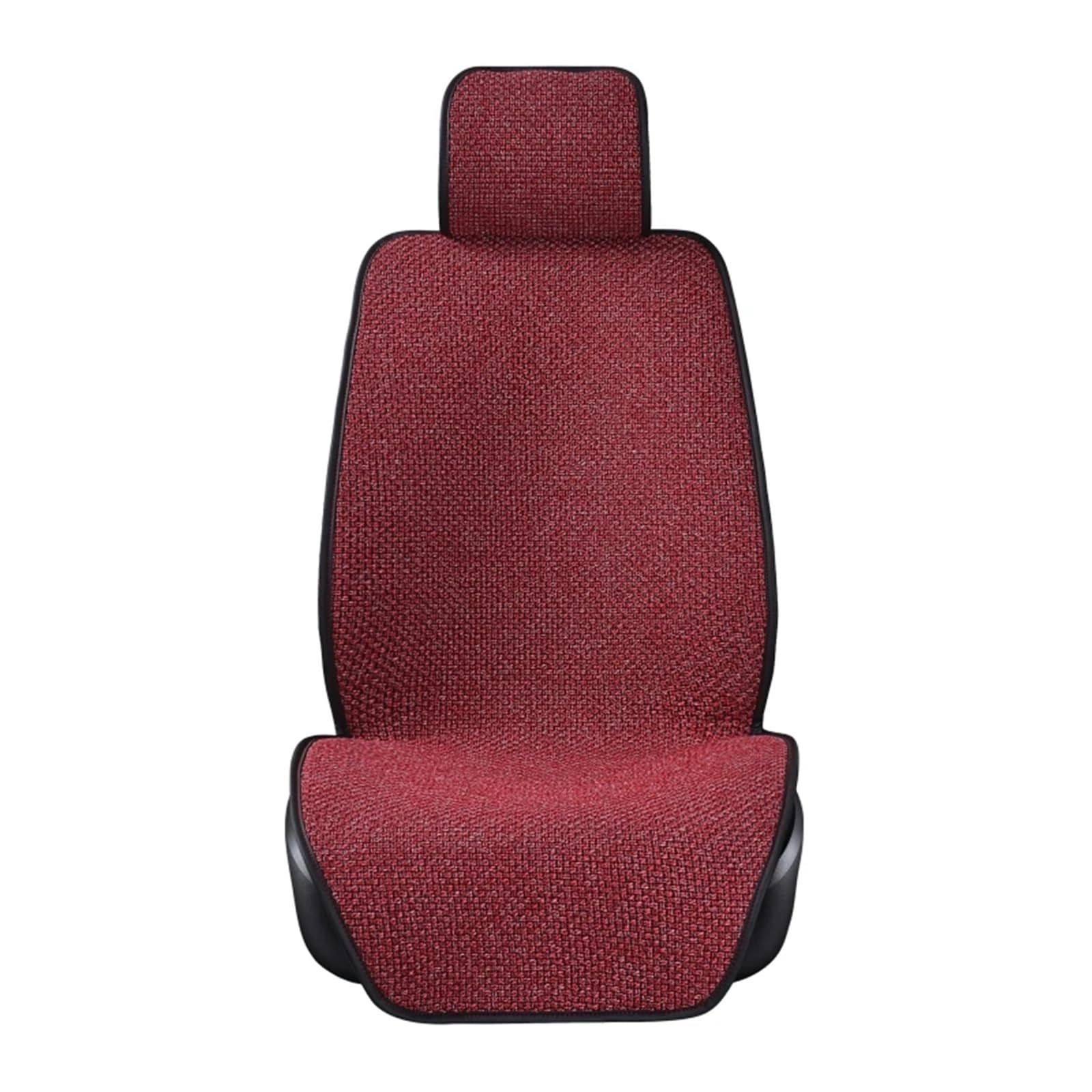 NIONGYN Set Autositzbezüge Universal Auto Sitz Abdeckung Auto Sitzkissen Sitz Pad Protector Auto Zubehör Auto Vorne/hinten Sitz Abdeckung Auto Sitz Schutz Pads(Red,color1) von NIONGYN