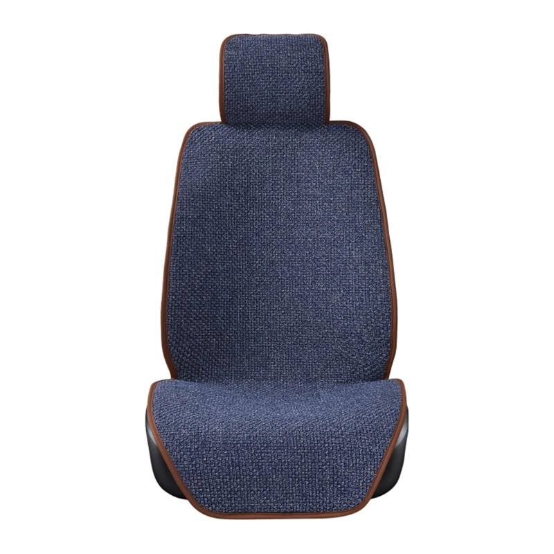 NIONGYN Set Autositzbezüge Universal Auto Sitz Abdeckung Vorne Hinten Zurück Auto Sitzkissen Sitz Pad Schutz Auto Zubehör Auto Kissen Schutz Matte(Blue,1front) von NIONGYN