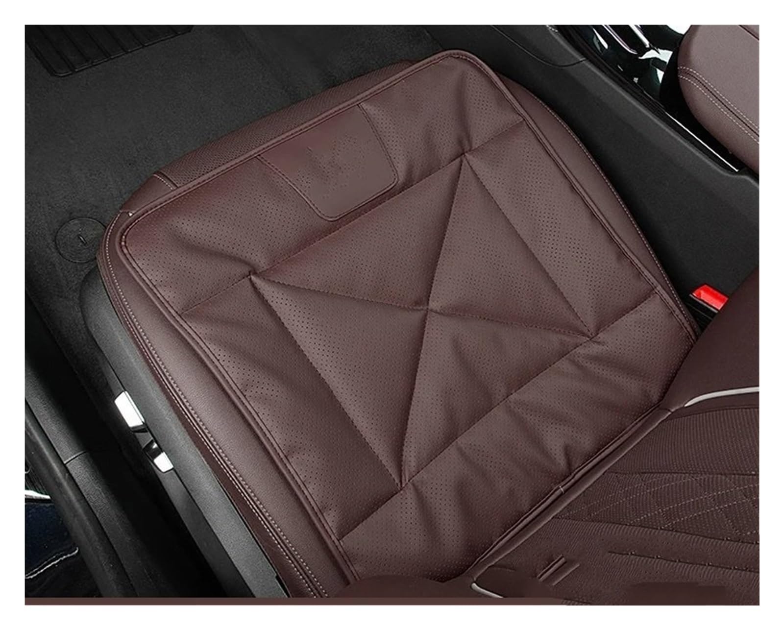 NIONGYN Set Autositzbezüge Universal Auto Sitz Schutz Pad Auto Kissen Zubehör Komfortable Automobil Innen Auto Sitz Schutz Pads(Brown) von NIONGYN