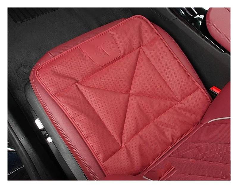 NIONGYN Set Autositzbezüge Universal Auto Sitz Schutz Pad Auto Kissen Zubehör Komfortable Automobil Innen Auto Sitz Schutz Pads(Red) von NIONGYN