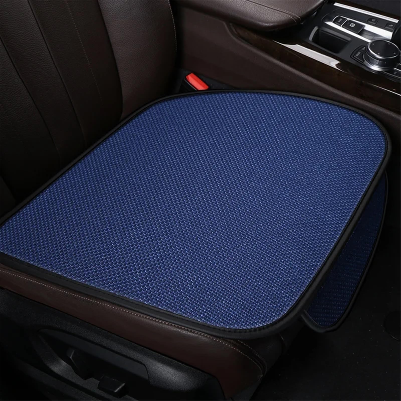 NIONGYN Set Autositzbezüge Universal Auto Sitzbezug Vorne Hinten Sitz Schützen Kissen Automobil Sitzkissen Protector Pad Matte Auto Sitz Schutz Pads(Blue,color1) von NIONGYN