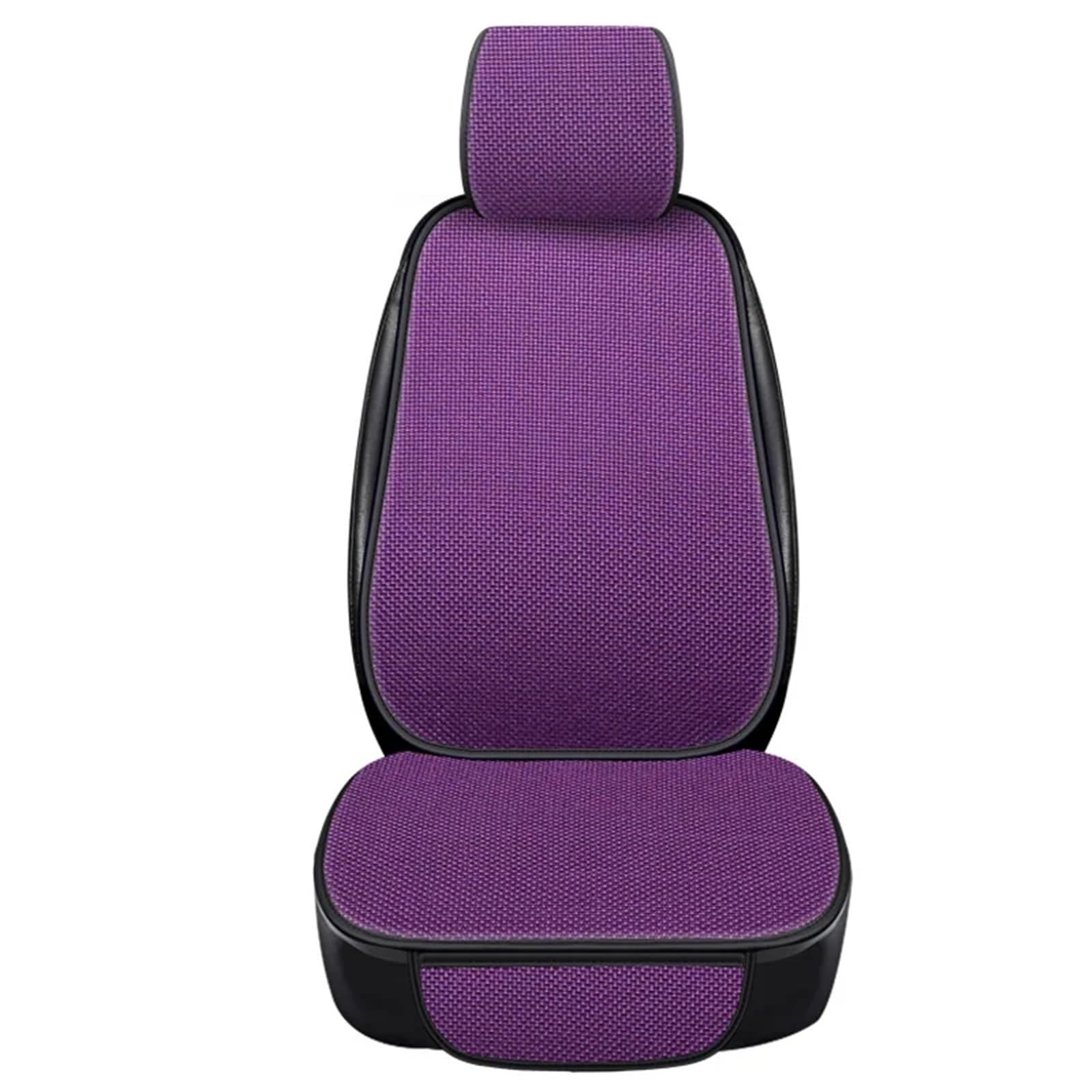 NIONGYN Set Autositzbezüge Universal Auto Sitzbezug Vorne Hinten Sitz Schützen Kissen Automobil Sitzkissen Protector Pad Matte Auto Sitz Schutz Pads(Purple,B) von NIONGYN