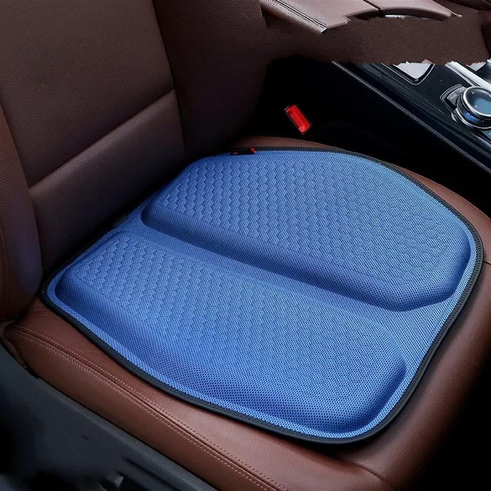 NIONGYN Set Autositzbezüge Universal Auto Sitzkissen Atmungsaktive Auto Stuhl Kissen Auto Zubehör Automobil Innen Auto Sitz Schutz Pads(Blue) von NIONGYN