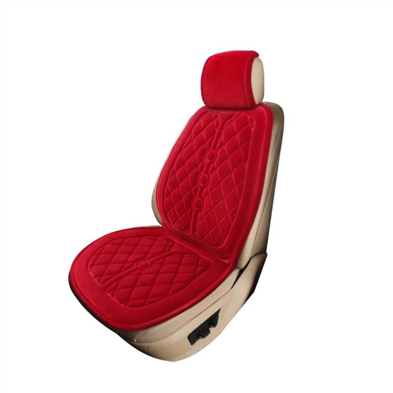 NIONGYN Set Autositzbezüge Universal Auto Sitzkissen Auto Vorne/hinten Sitz Abdeckung Automobil Innen Auto Sitz Schutz Pads Automobil Innen(Red,C) von NIONGYN